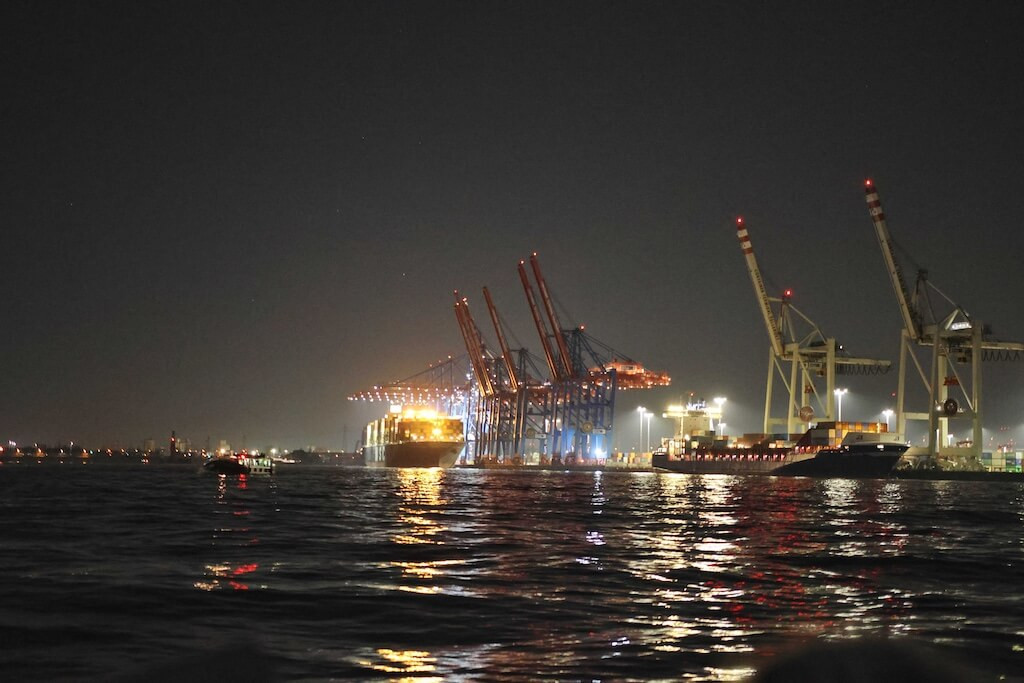 Lichterfahrt Hamburger Hafen