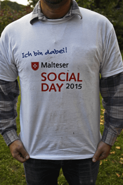 Brust raus für den Malteser Social Day 2015